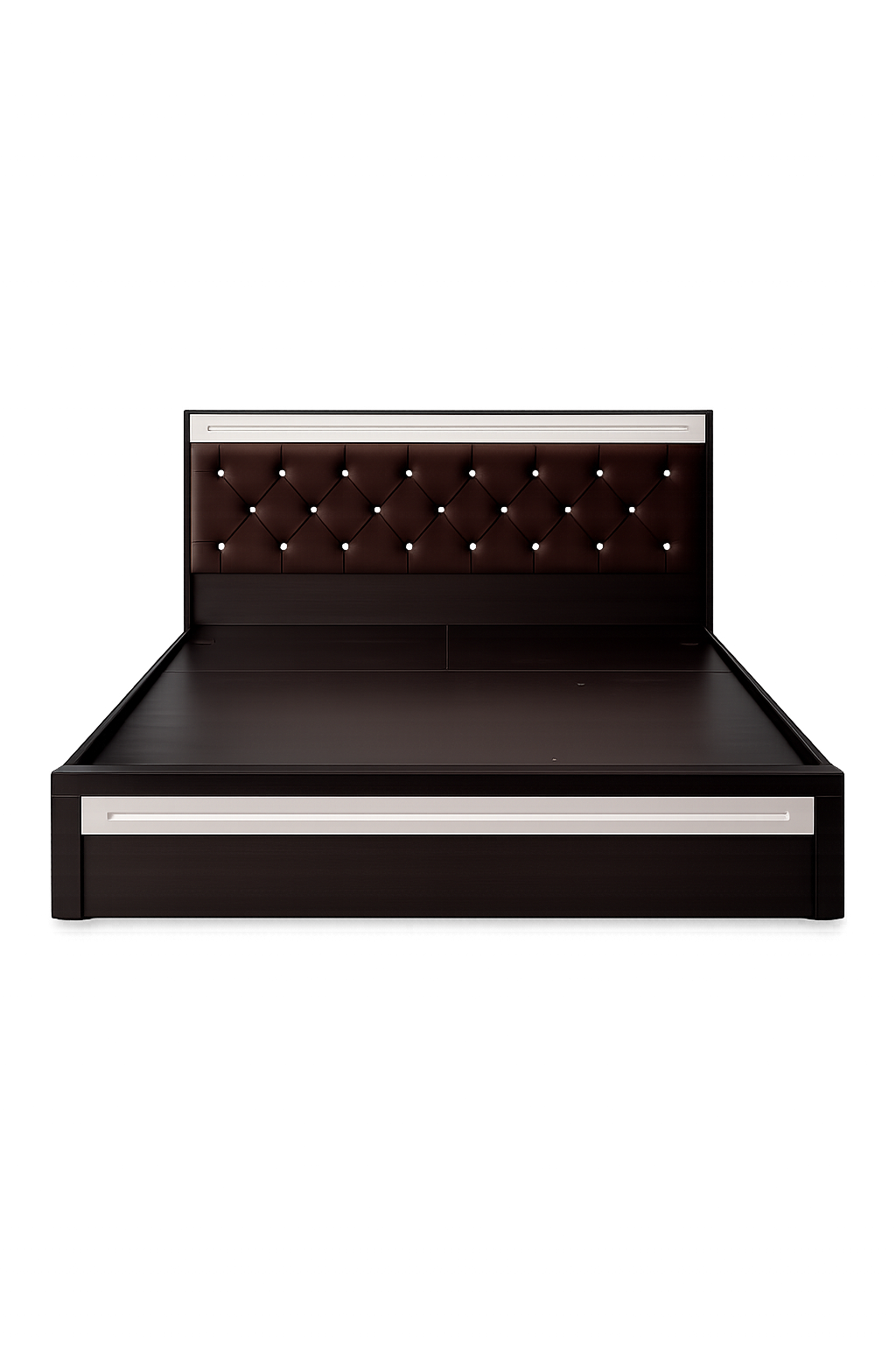 BED BR24 72*78 NEW STRAIGHT + CHARKOL + CUSHION H42