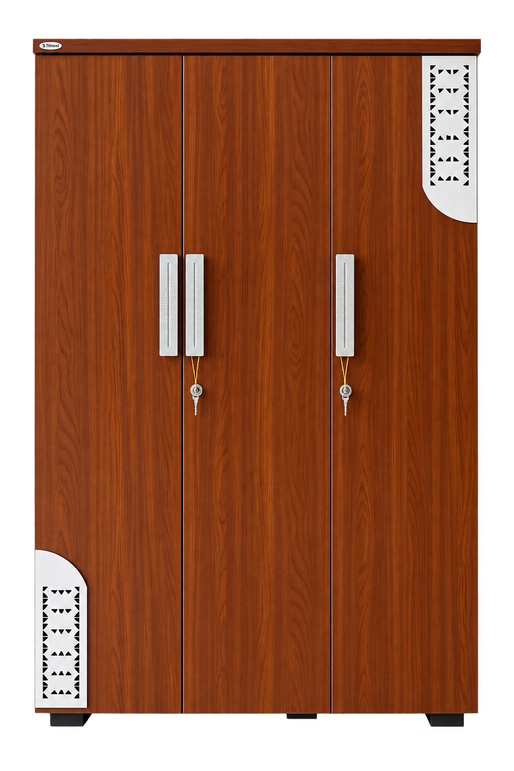 BREEZA WARDROBE 48*78*16 PLAIN 3DOOR