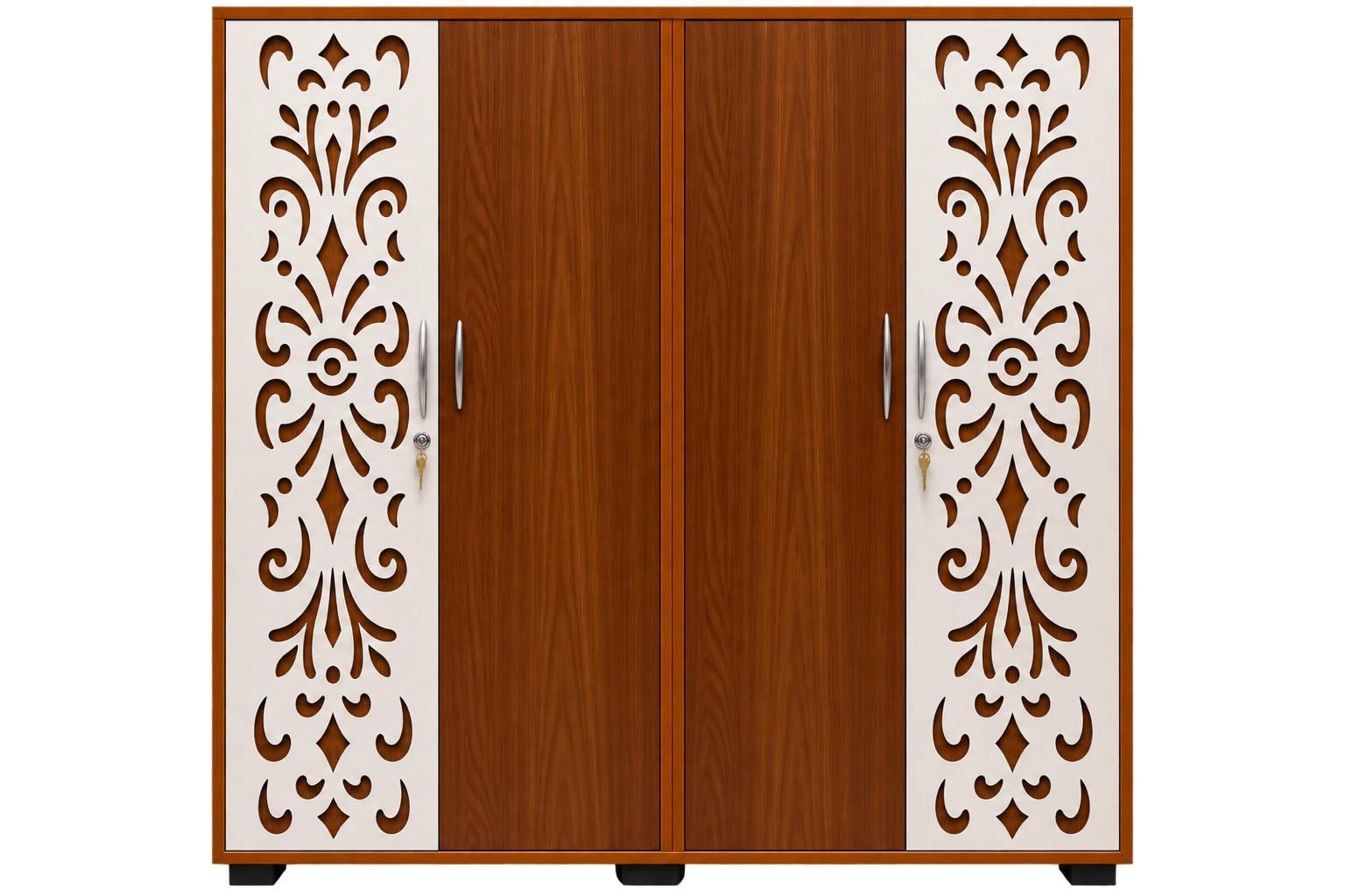 WARDROBE WRE21 64*78*16 4 DOOR 4 DOOR HG