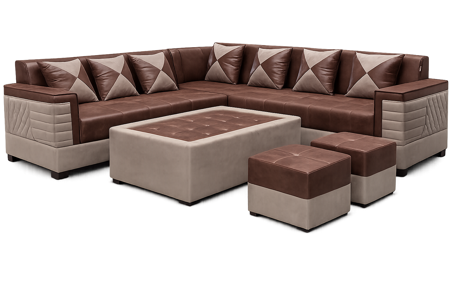 SOFA CE02 - 3/lounger/ct/PUFFY