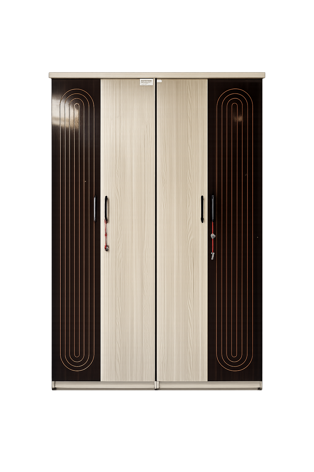 WARDROBE WRR24 - 64*78*20 -4 DOOR 2 DOOR HG CNC