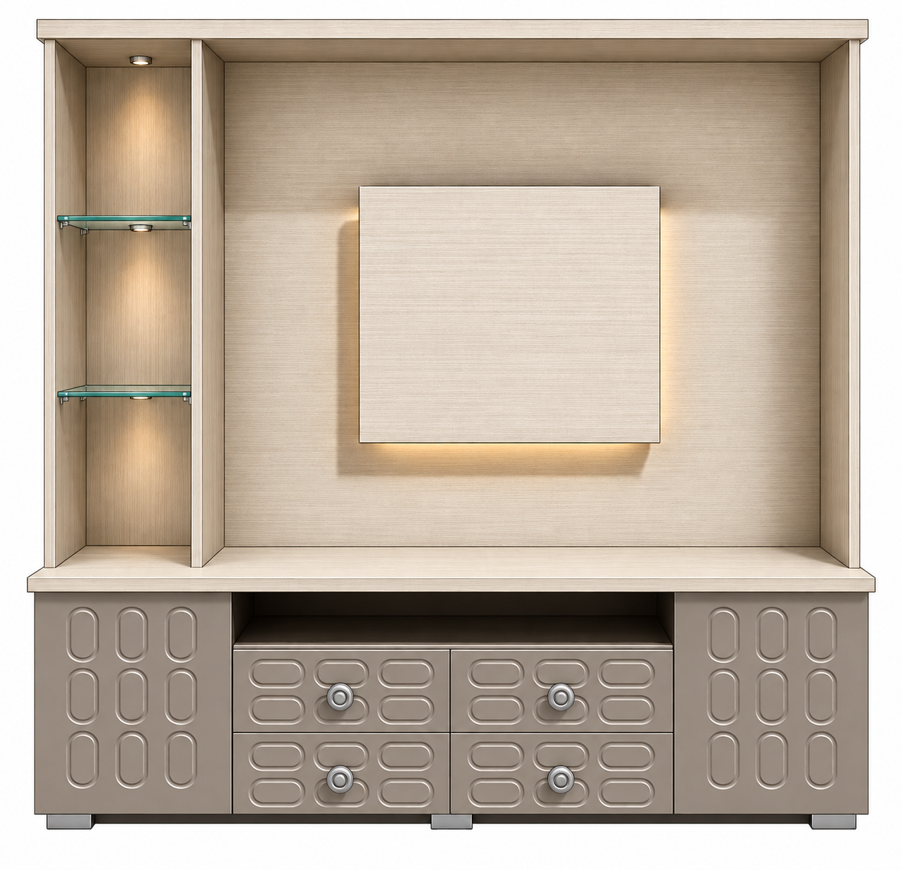 LED UNIT LUR7-60*72 OPEN SIDE BOX PVC LAM DOOR H20