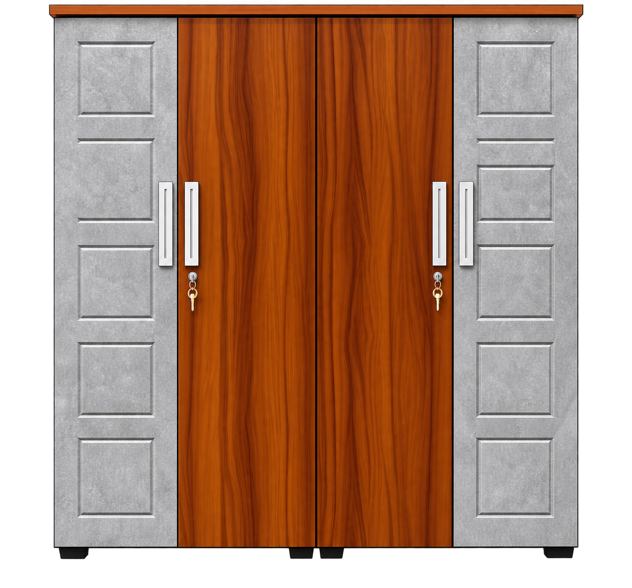 WARDROBE WRE22 64*78*16 -2 DOOR PVC LAM